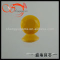 charming shining yellow round shape turquoise stone